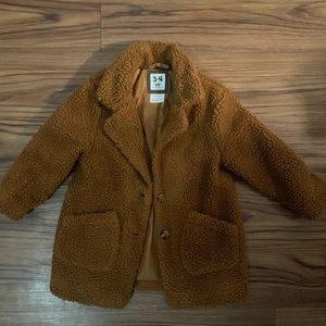 Toddler Girls Teddy Jacket
